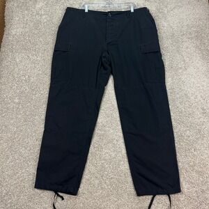 Propper‎ XL Black Cargo Pants Mens Tactical Ripstop Adjustable Ankle Military